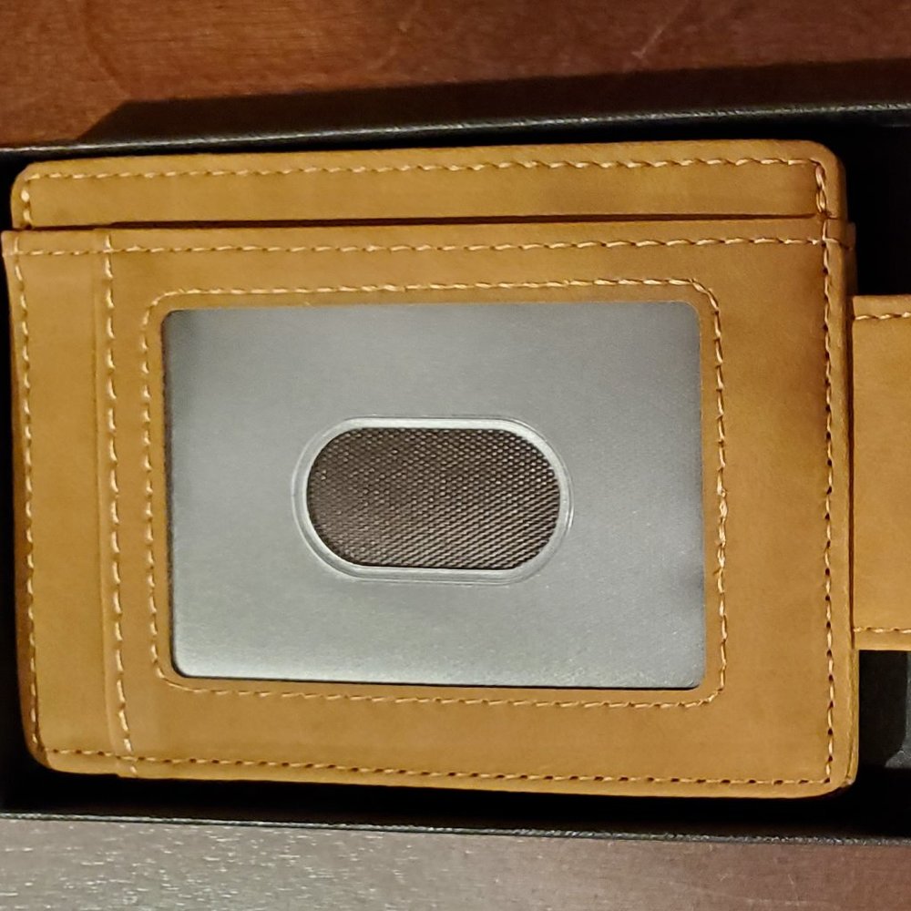 Toughergun Genuine Leather RFRFID Blocking Wallet